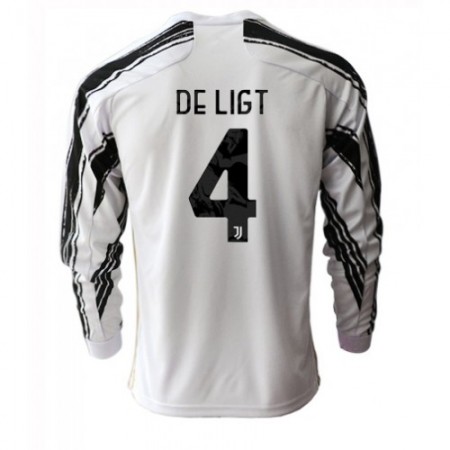 Fotbalové dres Juventus Matthijs de Ligt 4 Domácí 2020/21 Dlouhý Rukáv